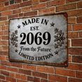 thumbnail image 2 of 2069 Limited Edition Metal Tin Sign, Vintage Pub Home Office Man Cave Wall Decor Tin Sign Vintage Metal Poster Living Room Bar Man Cave Home Wall Art Decor 8x12inch, 2 of 7