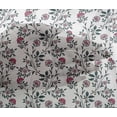 thumbnail image 4 of oneOone Viscose Chiffon Fabric Leaves & Floral Block Printed Craft Fabric BTY 42 Inch Wide, 4 of 4