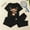 Black, variant on Fznquz 3 Piece Ladies Pajamas Christmas Soft Winter Pajama Short Sleeve Tops Shorts Pants Casual Womens Lounge Sets 2 Piece Outfits