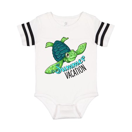 

Inktastic Summer Vacation cute sea turtle Gift Baby Boy or Baby Girl Bodysuit