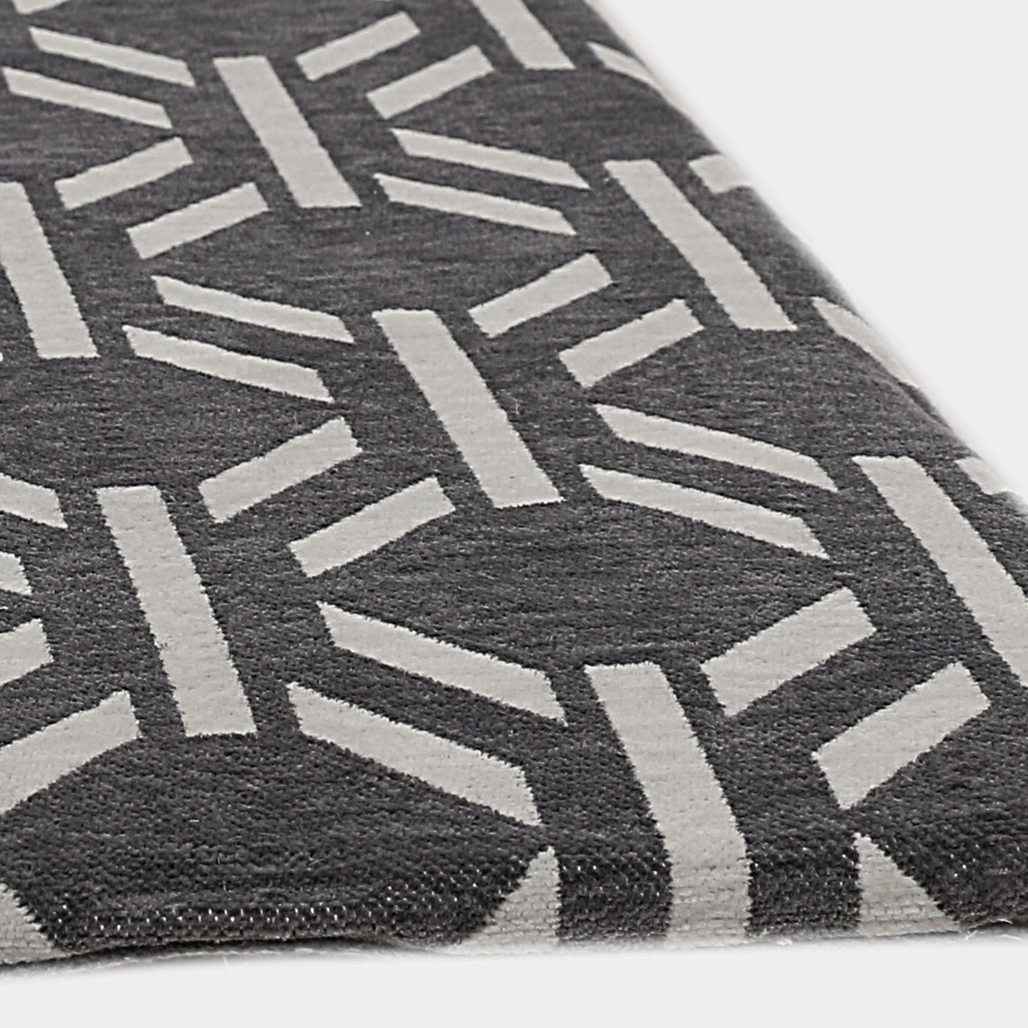 RugSmith Dark Grey Maze Anti-Fatigue Kitchen Mat, 20" x 36"