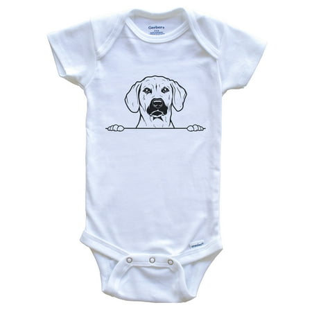 

Rhodesian Ridgeback Dog Breed Drawing Cute One Piece Baby Bodysuit