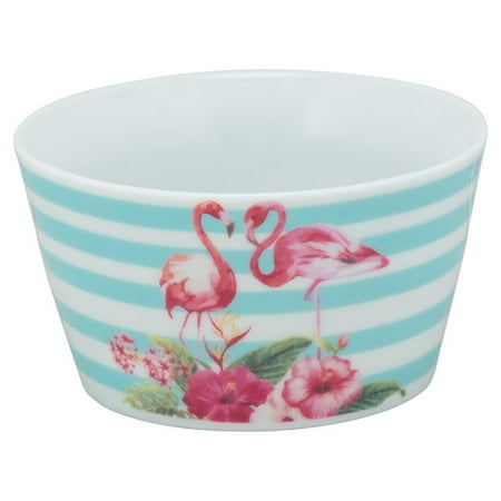 TenStrawberryStreet The Goodies 18 oz. Flamingo Bowl (Set of 4)