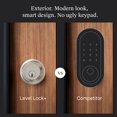thumbnail image 2 of Cerradura inteligente Level Lock+ WiFi Satin Nickel Apple Home Key, 2 of 9