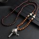 thumbnail image 1 of Colgante de joyería hecho a mano en Nepal, cadena de lana de estilo étnico Vintage, collar de cuentas de madera, accesorios largos para mujer, colgante decorativo, 1 of 6
