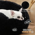 thumbnail image 2 of Cama para mascotas, relajante, para perros pequeños y medianos, lavable en forma de rosquilla, 2 of 6