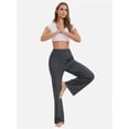 thumbnail image 5 of High Waisted Elastic Wide Leg Yoga Pants for Women with Pockets Casual Sportswear Pants, 5 of 5