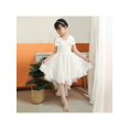 thumbnail image 6 of Girls Dress Princess Hi-lo Off White Pearl Pageant Dancing Ball 6 Years, 6 of 6