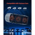 thumbnail image 6 of KFFKFF 2-Channel Car Audio Amplifier, Bridgeable Class A/B Full Range Stereo Amp, Max Output: 2 x 300W @ 4 Ohm / 2 x 600W @ 2 Ohm, Suitable for Cars, SUVs, Trucks, and Off-Road Vehicles, 6 of 9