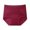 Wine, variant on Women's High Waisted Underwear Panties Mid Rise Butt Lift Tummy Control Shapewear Panties Comfort Boyshort Underwear Stretch Underpants Khaki L