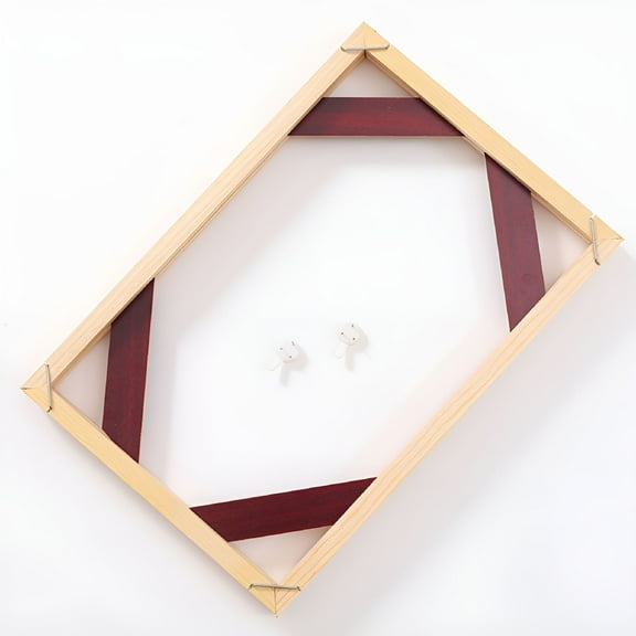 LAMIRO 40 cm x 50 cm Diy Canvas Paintings Wooden Picture Frame