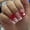 JML439 (glue type), variant on 25 New Valentine's Day Wear Nail Red French Red Lip Nail Art Patch Bow Glitter European and American Fake Nail Pieces