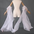thumbnail image 5 of Hzzsbu Organza Arm Sleeves Elegant Tulle Sleeves Chinese Hanfu Water Sleeves for Wedding Dress Ethnic Dance Dress Accessories, 5 of 7