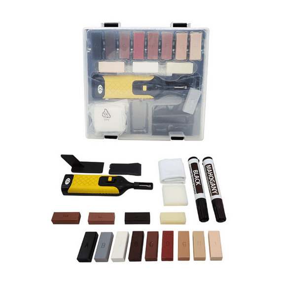 Tile Repair Kit Stone Repair Kit with 13 Blocks of Wax, Tile Crevice Filling and Repair Tile Paint