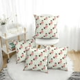 4 Packs Decorative Throw Pillow Covers, Cute Dog leaf cool Pillow