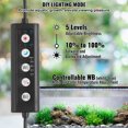 thumbnail image 3 of VEVOR Aquarium Light 36W Full Spectrum Aquarium LED Lights for 48"-54" Fish Tank, 3 of 9