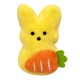 thumbnail image 5 of Conejito de peluche de Pascua, lindo muñeco de zanahoria Peep para niños, azul, 5 of 9