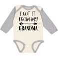 thumbnail image 3 of Inktastic I Got It From My Grandma Boys or Girls Long Sleeve Baby Bodysuit, 3 of 5
