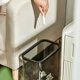 thumbnail image 5 of Bote de basura con aro de presión sin tapa para el hogar, bote de basura de gran apariencia para sala de estar, inodoro de gran capacidad, bote de basura para inodoro, 5 of 6