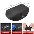 thumbnail image 2 of KBH Car Center Console Lid Armrest Cover Replacement for 2008-2013 Toyota Highlander, Leather Skin Upholstery for Arm Rest Box Lid, Black, 2 of 5