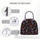 thumbnail image 4 of Disketp Humming Bird And Tropical Flowers Bolsa Térmica para Almuerzo, Lonchera con Abertura Amplia y Gran Capacidad, Organizador Reutilizable para Mujeres, Hombres y Adultos, 4 of 6