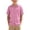 Pink, variant on ZOYOEN Boys Dress Shirts with Pocket- Short Sleeve Casual Summer Striped Kids Button Down Shirts Blue Size 6-14