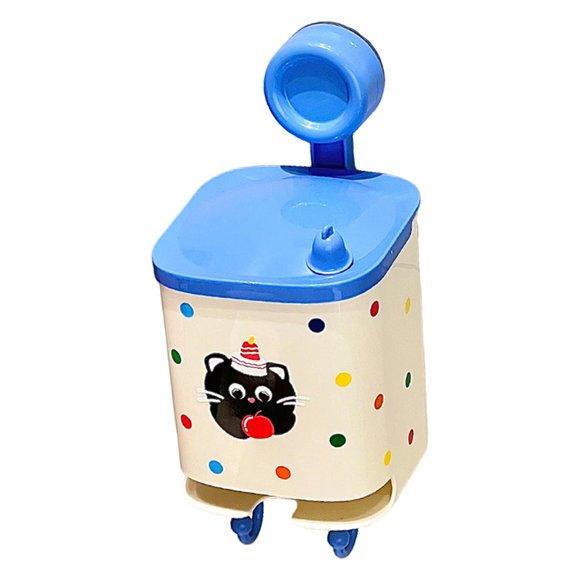 Caja de almacenamiento de pared, servilletero, organizador multiusos para productos femeninos Azul