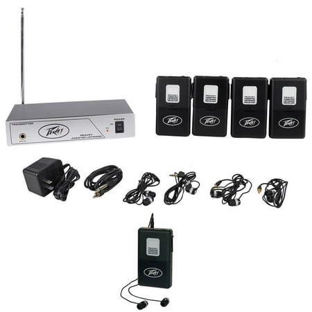 Peavey ALS72.9 Assisted Listening System with (5) Total Receivers ALS 72.9 Mhz