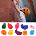thumbnail image 1 of 10 UDS. Grandes Soportes multicólores para escalada en roca, empuñaduras de pared para exteriores, plástico pe seguro, Larga vida Útil, Diseño de Mecánica Humana, 1 of 7