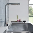 thumbnail image 5 of Grohe 33 893 2 Zedra 1.75 GPM Single Hole Pull Out Kitchen Faucet - Silver, 5 of 7