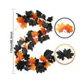thumbnail image 3 of MOQIN 6PCS Fall Maple Leaves Garland 5.6Ft Artificial Maple Autumn Garland Hanging Fall Vines Table Decorations Front Door Fall Decor Thanksgiving Decorations Decor, 3 of 7