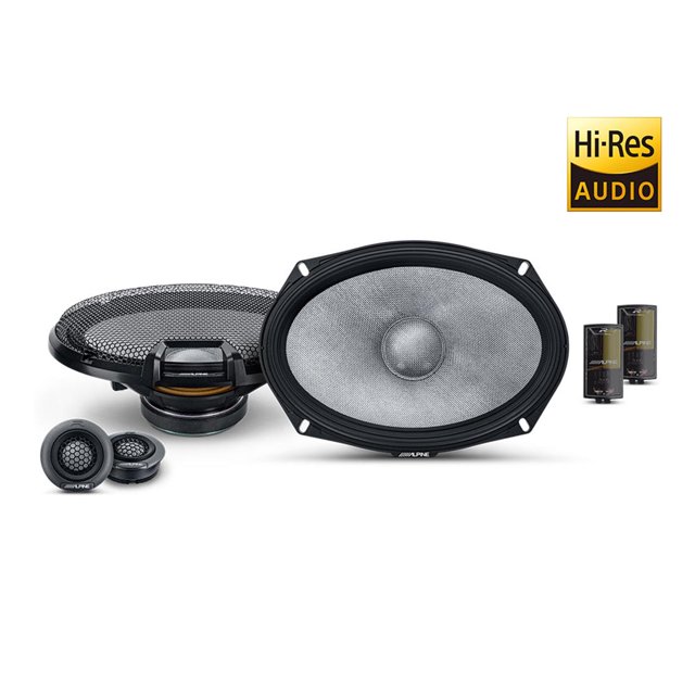 Alpine R2-S69C Ensemble de Haut-Parleurs Bidirectionnels Haute Résolution