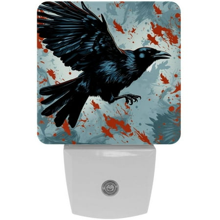 

Crow LED Square Night Lights - Stylish and Energy-Efficient Room Lighting Solution with Soft Glow - for Bedside Reading and Relaxation