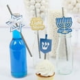 thumbnail image 6 of Big Dot of Happiness Happy Hanukkah Paper Straw Decor - Hanukkah Party Striped Decorative Straws - Set of 24, 6 of 8