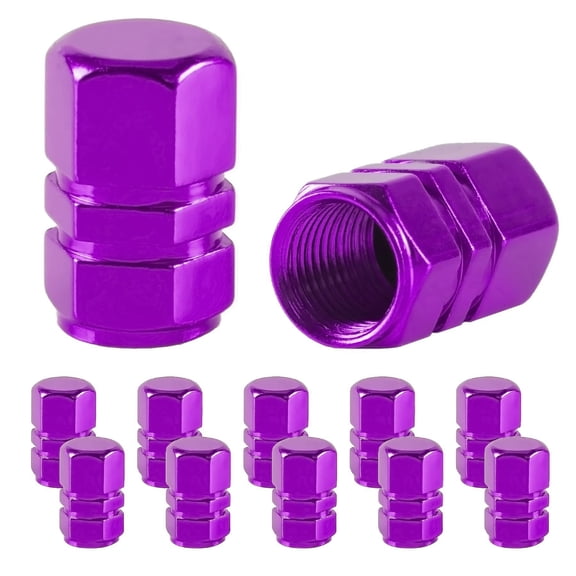 Car Tire Valve Caps, Aluminum Alloy Personalized Modification Valve Stem Caps With Hexagonal Design For Car & Motorcycle, 4-Pack Gas Valve Caps Without Rubber Ring E1*