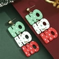 thumbnail image 5 of PRIYAL Christmas Creative New Santa Claus Cute Hat Earrings European and American Cartoon -encrusted Simple and Exquisite Earrings, 5 of 9