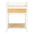 thumbnail image 6 of SAFAVIEH Rumi Coastal 1 Drawer 1 Shelf Nightstand, White/Natural, 6 of 14