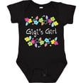 thumbnail image 3 of Inktastic Gigis Girl- bright flowers Girls Baby Bodysuit, 3 of 5
