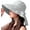 Grey, variant on CoCopeaunt Women's Summer Sun Outdoor UV Protection Hat Foldable Wide Brim Ponytail Hole Bucket Cap for Summer Cycling,Hiking