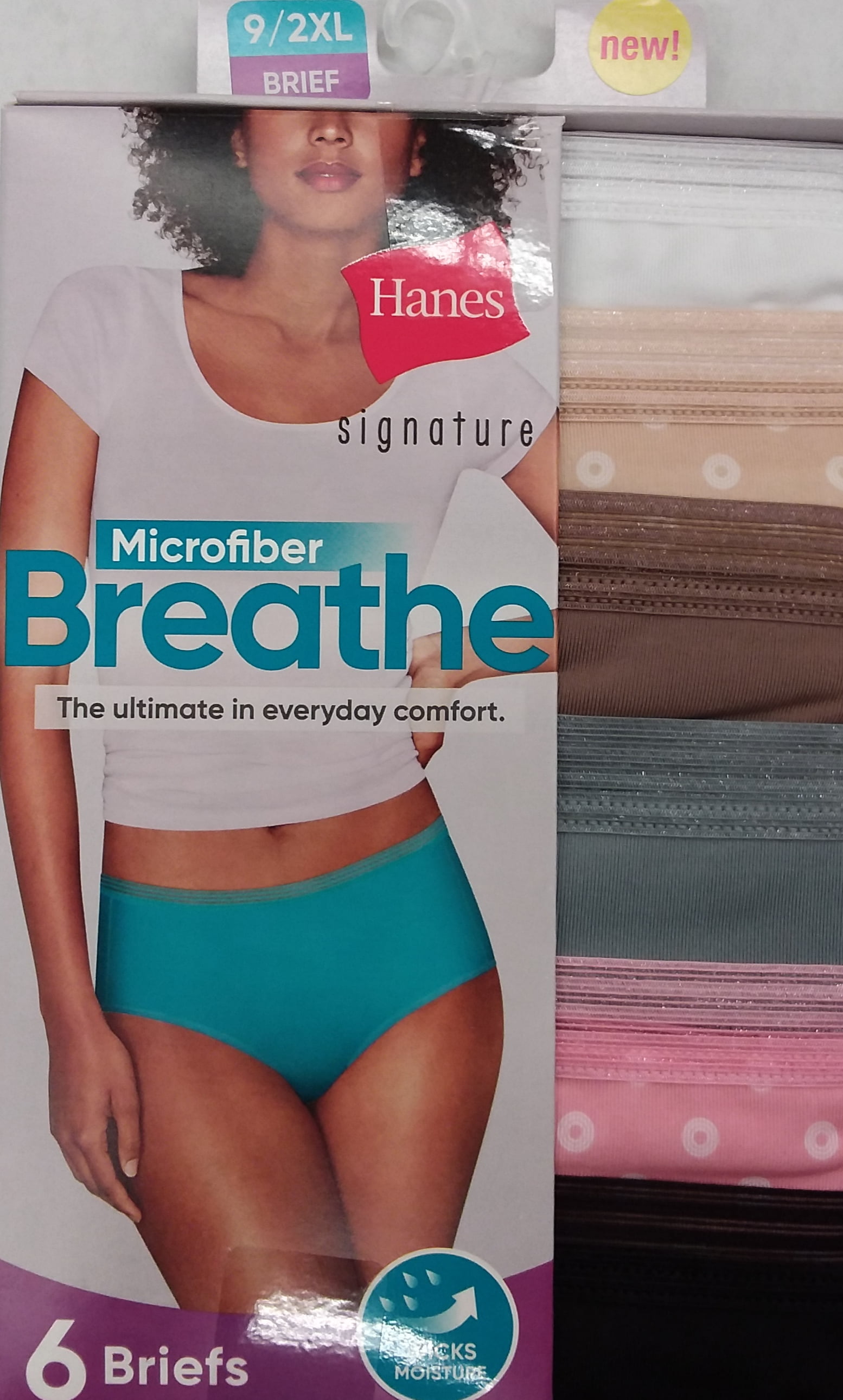 hanes microfiber panties