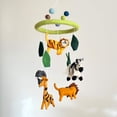 thumbnail image 2 of Felt Safari Animal Baby Mobile, 2 of 3