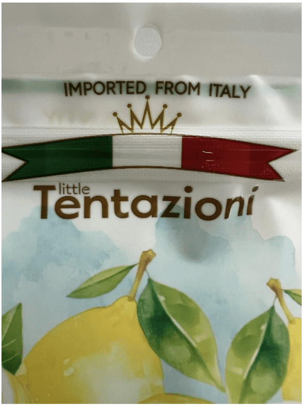 Tentazioni Lemon Hard Candy 11 Oz 2 Pack, Fruit Flavor Individually Wrapped Treat