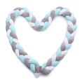 thumbnail image 1 of Cojín Bumper de cuna para bebés trenzado parachoques hechos a mano, almohadillas para almohadas para niños de bebé Decoración de cuna para regalos para recién nacidos Protector de la cuna algodón de 7 Abanopi Cojín, 1 of 6