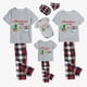 thumbnail image 2 of Pijamas familiares navideños a juego, conjuntos de pijamas grises con gafas de sol, Navidad en julio, 2 of 4