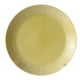 thumbnail image 1 of Plato redondo de cerámica con relieve, color amarillo, para uso doméstico., 1 of 9