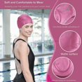 thumbnail image 3 of Gorro de natación para mujeres y hombres con cabezas medianas o grandes., 3 of 4