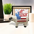 thumbnail image 4 of ​​Resin Independence Day Animal Figurines - Patriotic Desktop Decor for Holiday & Home Celebrations​​, 4 of 4