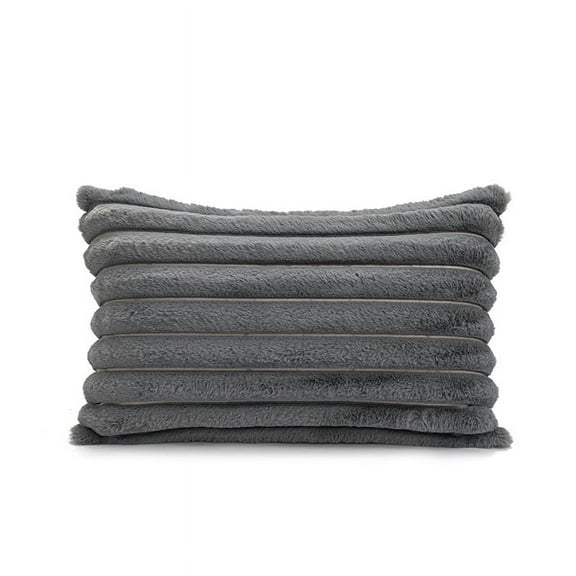 Zhuge Throw Pillow Cover 12x20 Decorative Cushion Case Farmhouse Pillowcase Modern Pillow Covers for Sofa,Couch, Living Room, Gray