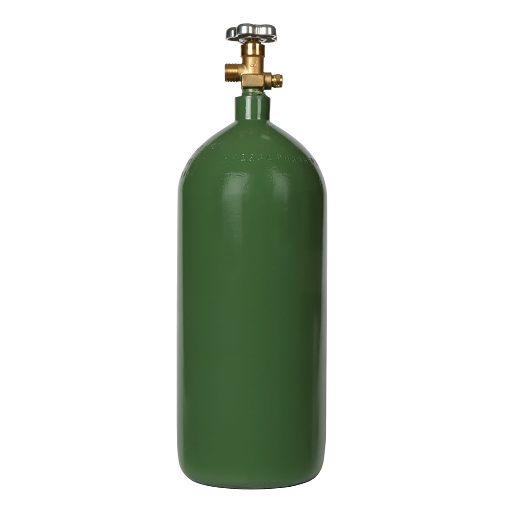 Oyx-Acetylene Welding Cylinder Set - 40 cu ft. Acetylene and Oxygen Tanks DOT Approved - Ships Empty