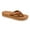 Tan, variant on COBIAN Adult Female Reya Rise Flip Flop Sandals, Color: Rose, Size: 6